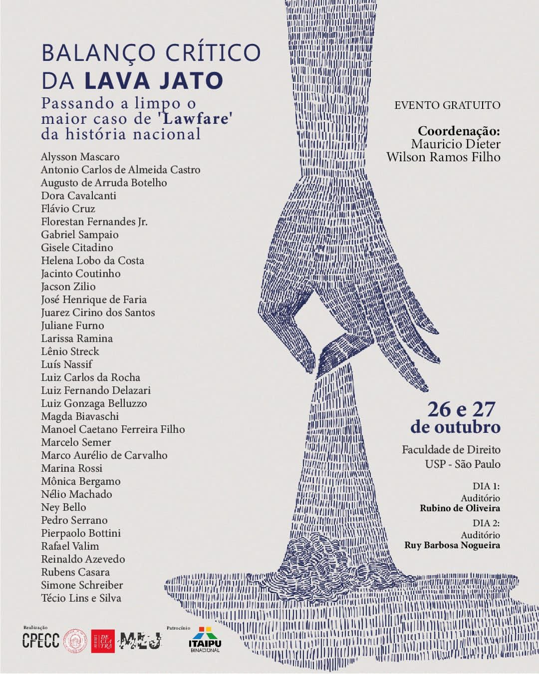 Operação Lava Jato será tema de seminário realizado pela USP em parceria com  iDeclatra e Museu da Lava Jato