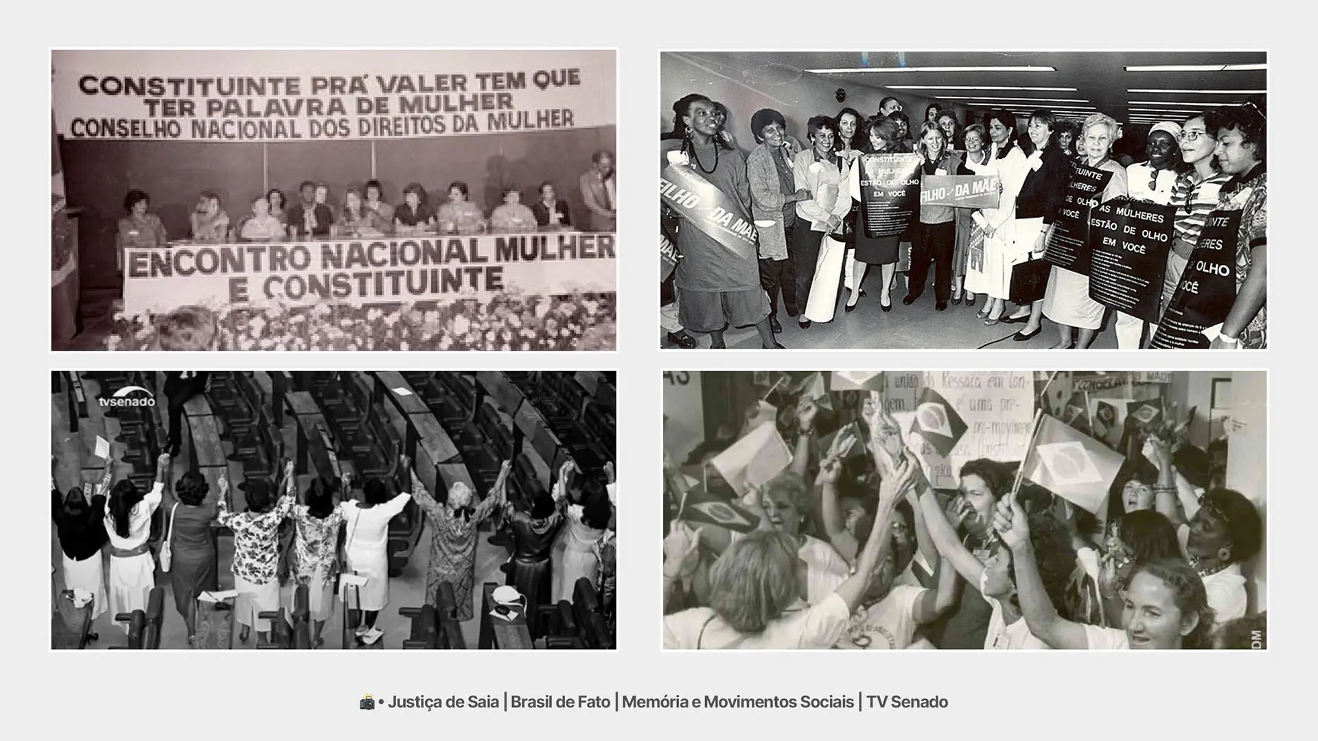 Documentário Elas escreveram o futuro – Mulheres e a Constituinte