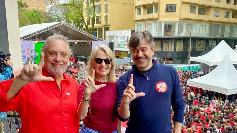 Grande comício do Presidente Lula na Boca Maldita
